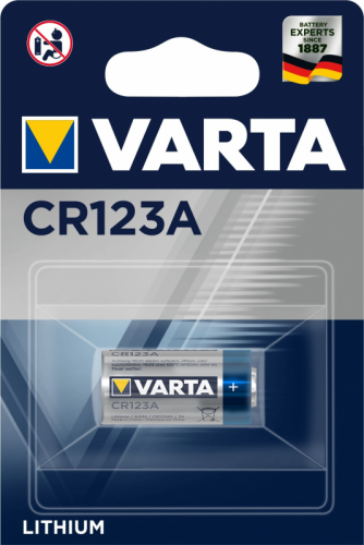 Батарейка литиевая VARTA LITHIUM CR123A