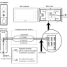 Монитор видеодомофона Монитор видеодомофона CTV-M4705AHD W (белый) (720P|1080P|960H) 7" IPS, сенсорные кнопки