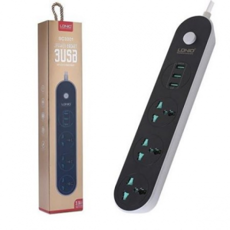 Сетевой фильтр LDNIO SC3301 (Black)