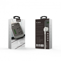 Сетевой фильтр LDNIO SE3604 (Black)