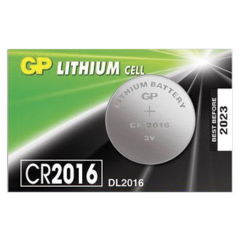 Батарейка литиевая GP Lithium СR2016 3V