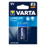 Батарейка алкалиновая VARTA Longlife Power 9V (Крона)