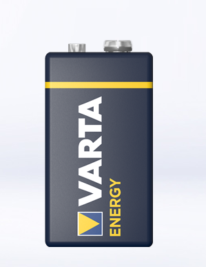 Батарейка щелочная Varta Energy 9V (Крона)