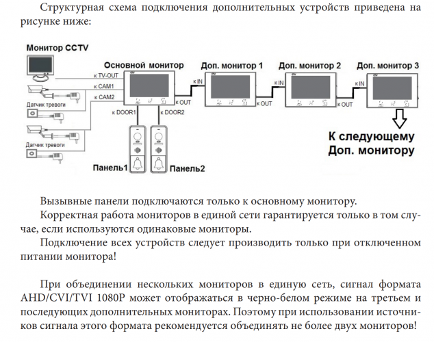CTV-M4703AHD G (графит) (720P|1080P|960H) 7" IPS, сенсорные кнопки