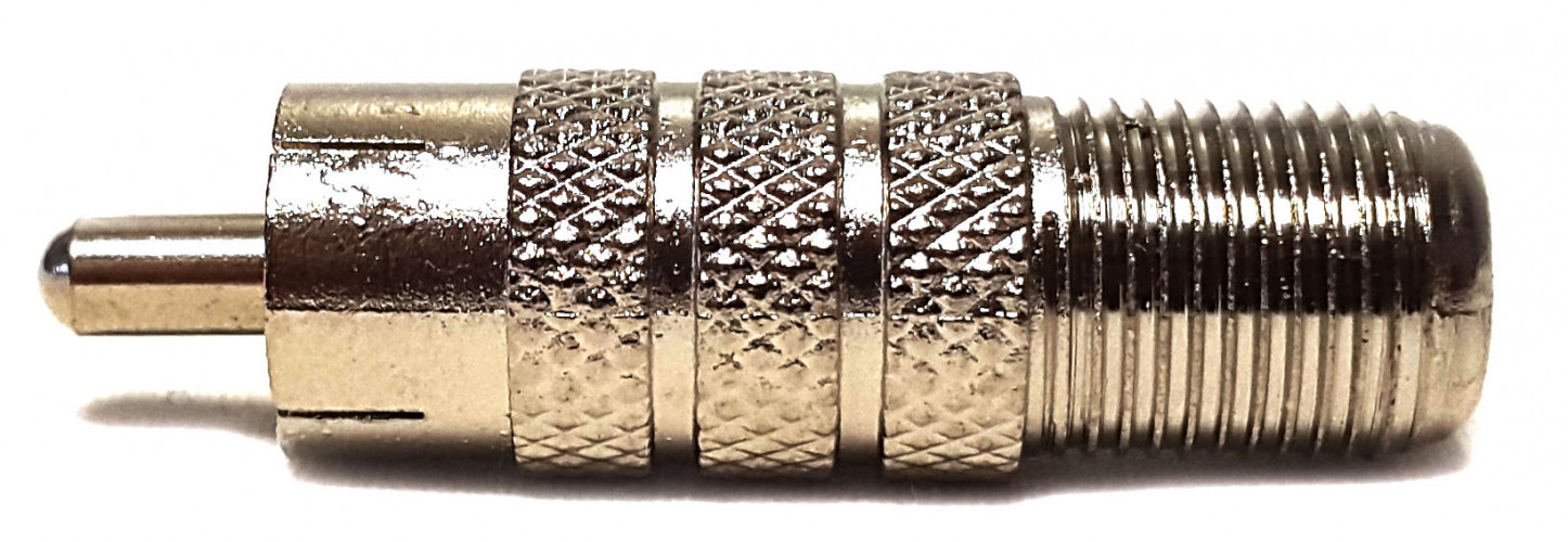 Разъем-переход PROConnect, гнездо F - штекер RCA