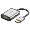 Преобразователь видеосигнала Vention HDMI => VGA + HDMI + Audio