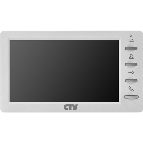 Монитор видеодомофона CTV-M1701 W (белый) (960H) 7", механические кнопки
