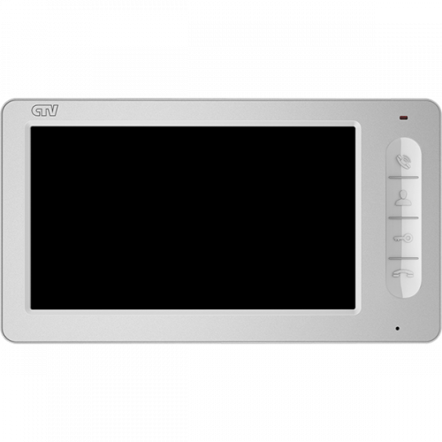 Монитор видеодомофона CTV-M1702 W (белый) (960H) 7", сенсорные кнопки