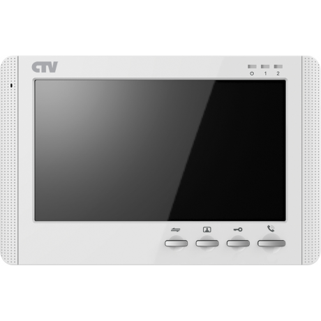 Монитор видеодомофона CTV-M1704MD W (белый) (960H) 7", механические кнопки