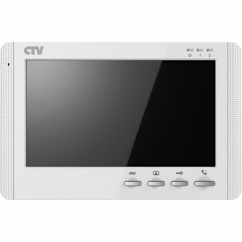 Монитор видеодомофона CTV-M1704MD W (белый) (960H) 7", механические кнопки