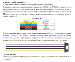 Монитор видеодомофона CTV-M1704MD W (белый) (960H) 7&quot;, механические кнопки
