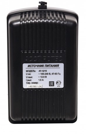 Блок питания Accordtec 12В 1.5A черный