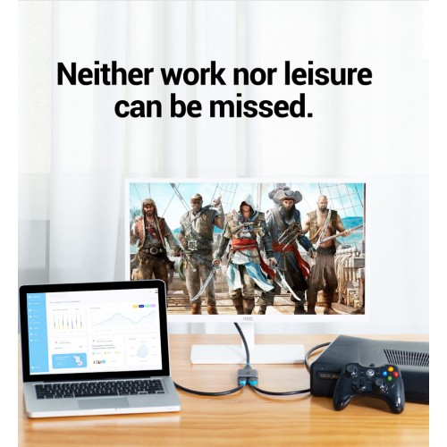 HDMI-делитель Vention HDMI-делитель-сумматор 1х2