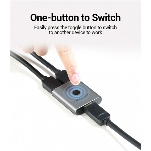 HDMI-делитель Vention HDMI-делитель-сумматор 1х2