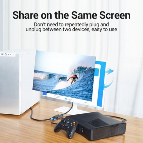 HDMI-делитель Vention HDMI-делитель-сумматор 1х2 