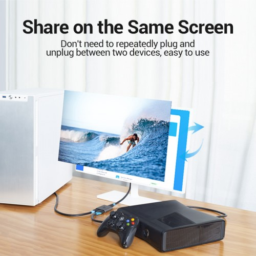 HDMI-делитель Vention HDMI-делитель-сумматор 1х2