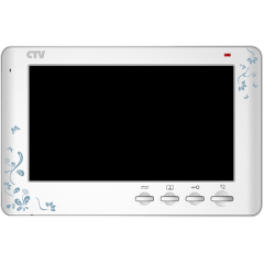 Монитор видеодомофона CTV-M1704SE (золото|серебро|прованс) (960H) 7" IPS, механические кнопки