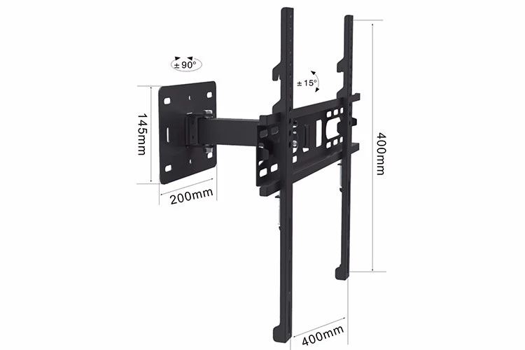 Кронштейн настенный DWD1207, наклонно-поворотный, VESA до 400х400