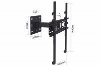 Кронштейн настенный DWD1207, наклонно-поворотный, VESA до 400х400