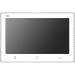 Монитор видеодомофона CTV-M4703AHD W (белый) (720P|1080P|960H) 7&quot; IPS, сенсорные кнопки
