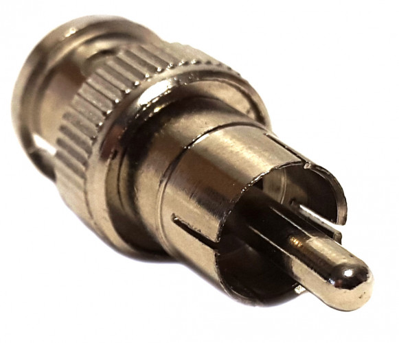 Разъем-переход BNC - RCA Fazera, штекер, "папа" 