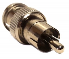 Разъем-переход BNC - RCA Fazera, штекер, &quot;папа&quot; 