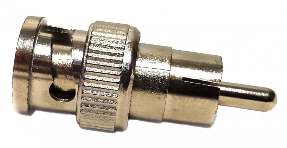 Разъем-переход BNC - RCA Fazera, штекер, "папа" 