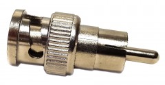 Разъем-переход BNC - RCA Fazera, штекер, &quot;папа&quot; 