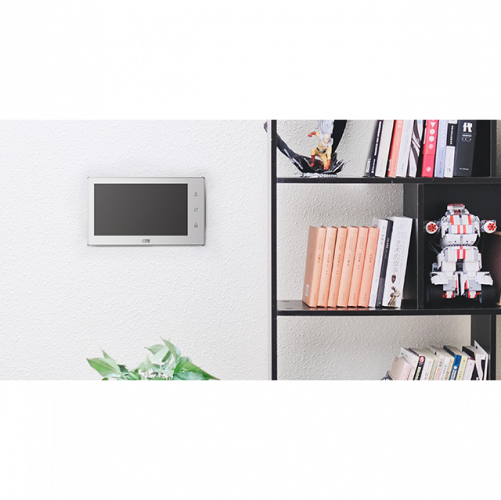 Монитор видеодомофона CTV-M4706AHD W (белый) (720P|1080P|960H) 7" IPS, сенсорный дисплей