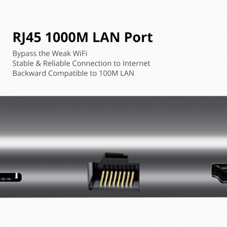 Преобразователь Snowkids USB-C to HDMI, VGA, RJ45, USB 3.0 x3, SD, Micro SD, USB C с функцией Power Delivery