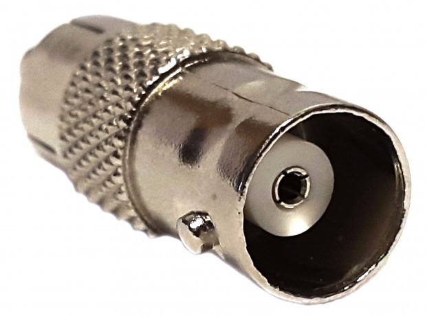 Разъем-переход BNC - RCA HYPERLINE, штекер, "папа"