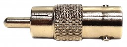 Разъем-переход BNC - RCA HYPERLINE, штекер, "папа"