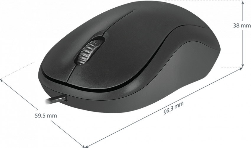Мышь DEFENDER Patch MS-759, 1000 dpi проводная оптическая мышь
