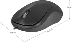 Мышь DEFENDER Patch MS-759, 1000 dpi проводная оптическая мышь