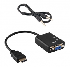 HDMI =&gt; VGA, из интерфейса HDMI преобразует сигнал для интерфейса VGA, 1080p + аудио выход 3.5&quot;
