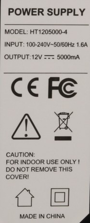 Блок питания HT1205000-4 12В 5А 4 выхода