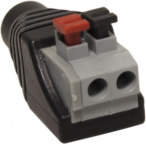 Разъем питания REXANT Гнездо с БЫСТРОЗАЖИМНОЙ колодкой