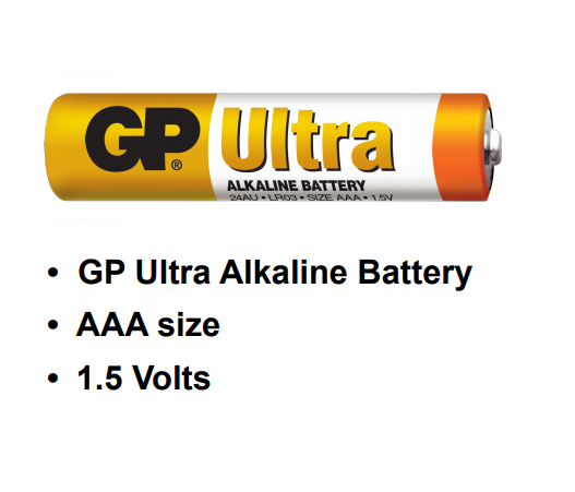 Батарейка алкалиновая GP Ultra LR03 AAA 1.5V