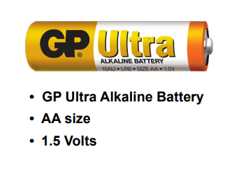 Батарейка алкалиновая GP Ultra LR06 AA 1.5V
