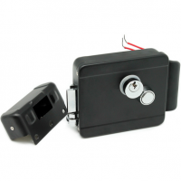 Электромеханический замок FASS LOCK F-2369i BLACK IRON (черный), накладной монтаж