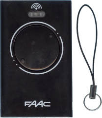 Пульт-брелок 4-канальный FAAC XT2 868 SLH LR, рабочая частота 868МГц, функция MASTER-SLAVE (черный)