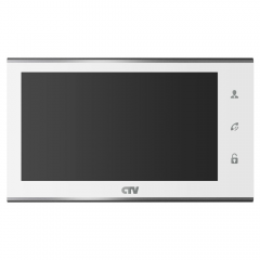 Монитор видеодомофона CTV-M2702MD W (белый) (960H) 7&quot; IPS, сенсорные кнопки