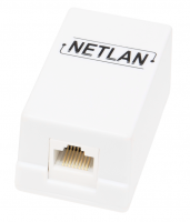 Настенная розетка неэкранированная, CAT5e, 1 порт RJ-45, белая