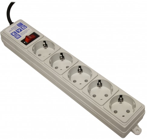 Сетевой фильтр POWERCUBE 5м, 5 розеток