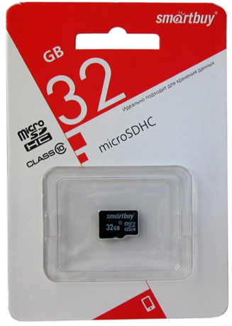 Карта памяти SmartBuy microSDXC 32gb Class 10