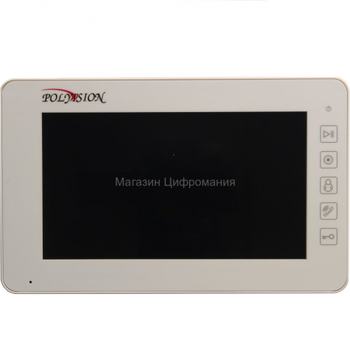 Монитор видеодомофона Polyvision PVD-7L v.7.1 (960H) 7" IPS, сенсорный дисплей