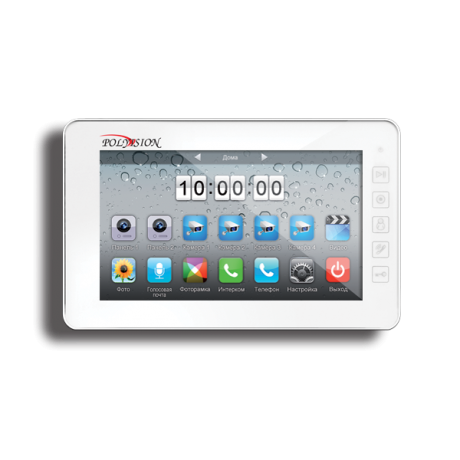 Монитор видеодомофона Polyvision PVD-7L v.7.1 (960H) 7" IPS, сенсорный дисплей