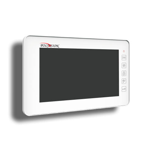Монитор видеодомофона Polyvision PVD-7L v.7.1 (960H) 7" IPS, сенсорный дисплей