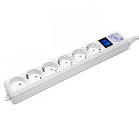 Сетевой фильтр POWERCUBE 1.9м, 6 розеток
