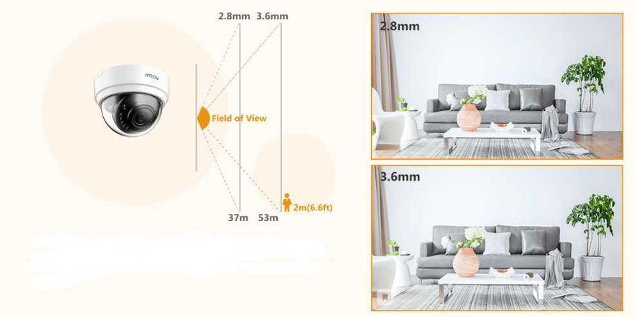 Камера видеонаблюдения IMOU Dome Lite 2MP